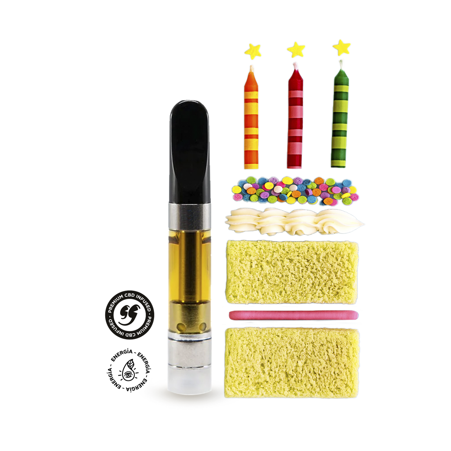 Cartucho Birthday Cake: Celebra Todos los Días con CBD