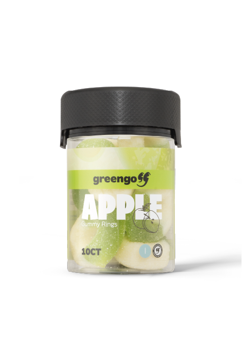 Green Apple Gummies (10 gummies - 400mg CBD Full Spectrum)